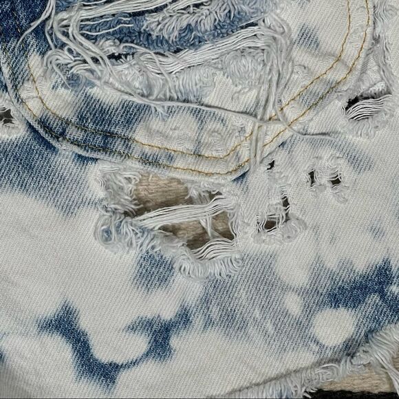 27w Vintage Lee Riders Trashed Cutoffs - Picture 5 of 12